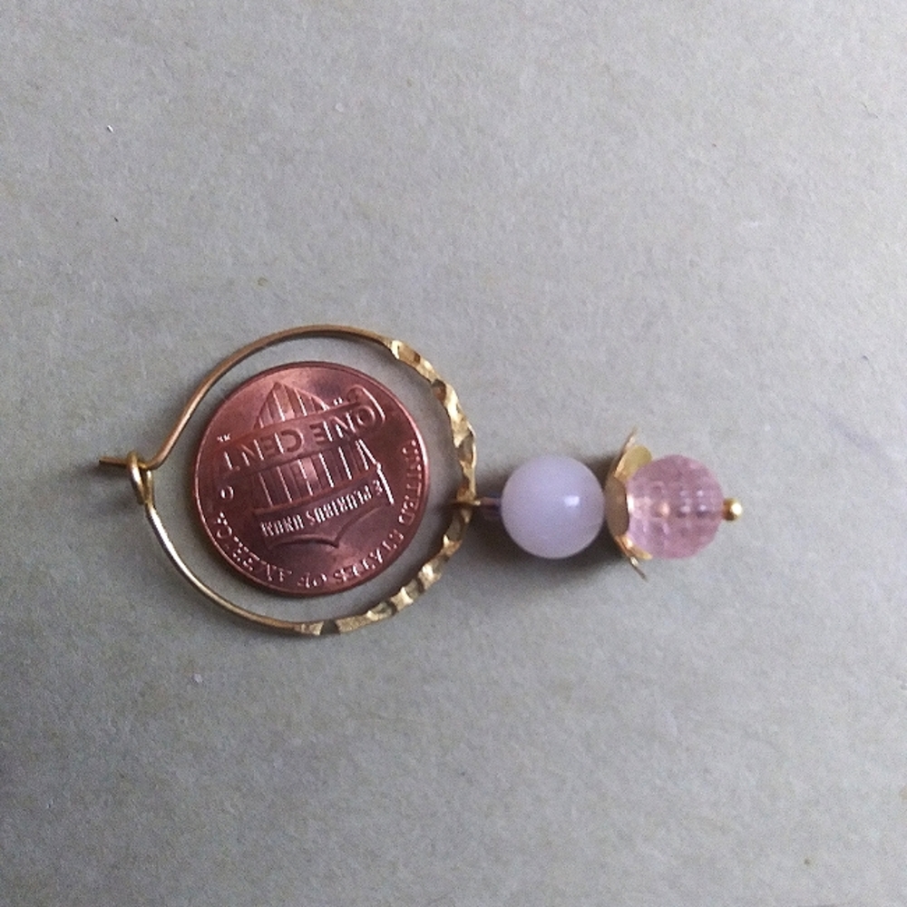SOLD 'Very Berry' Hoops - Picture 4 of 5